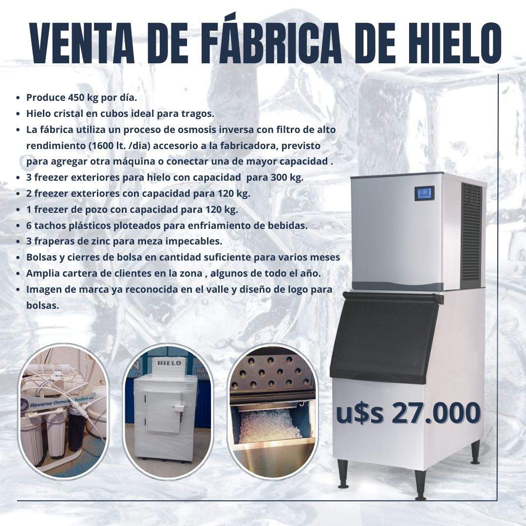 Re Tasado!! Venta de fábrica de hielo