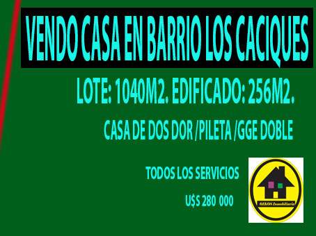 VENDO CASA EN BARRIO LOS CACIQUES