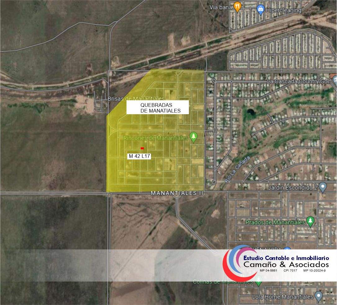 TERRENO EN QUEBRADA DE MANANTIALES