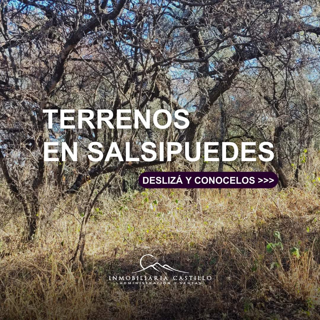 TERRENOS EN VENTA SALSIPUEDES