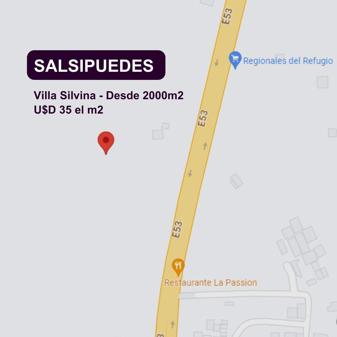 TERRENOS EN VENTA SALSIPUEDES