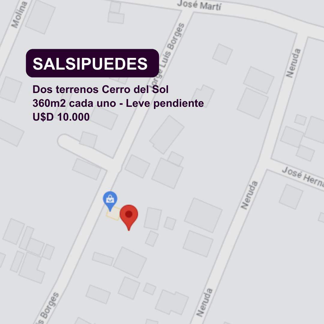 TERRENOS EN VENTA SALSIPUEDES