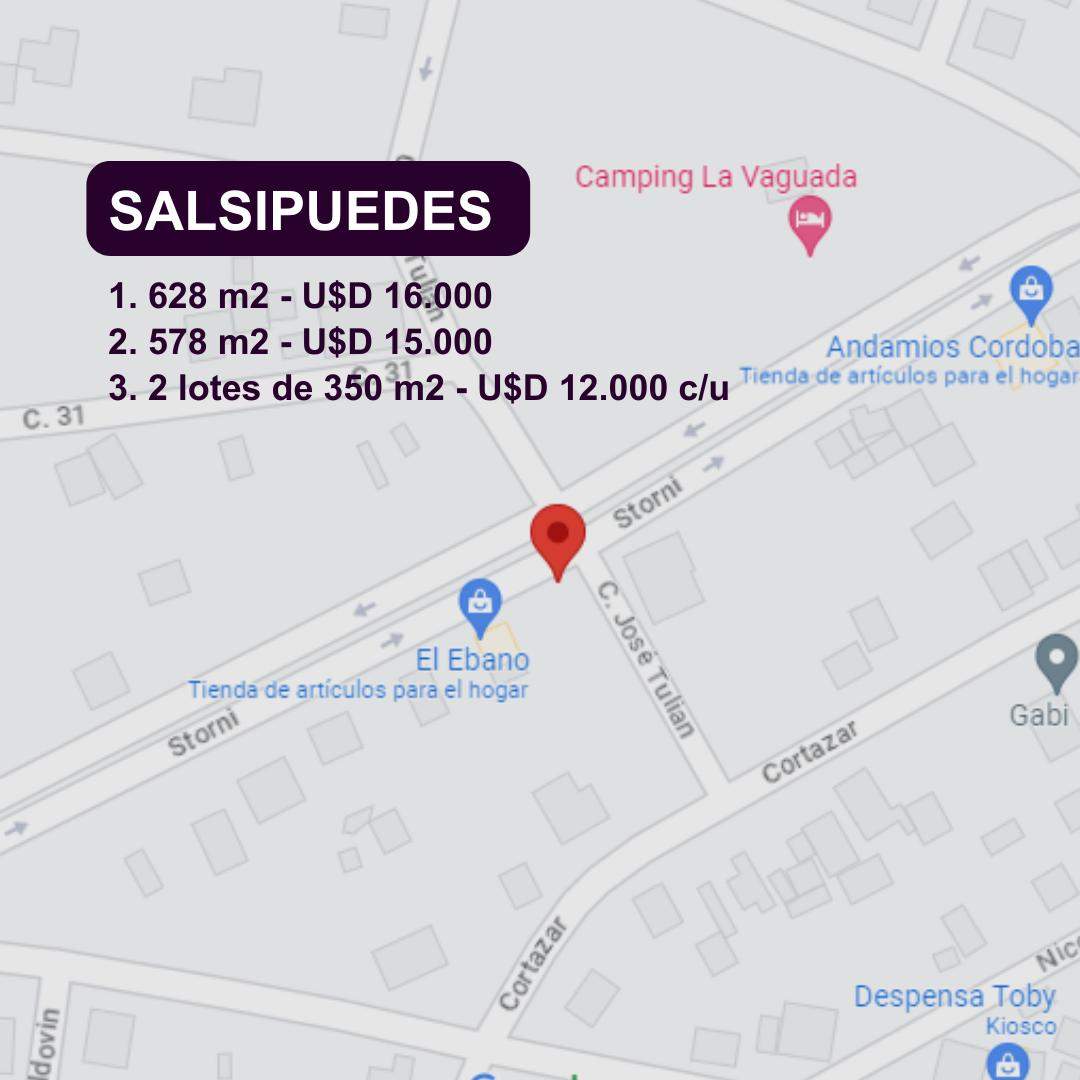 TERRENOS EN VENTA SALSIPUEDES