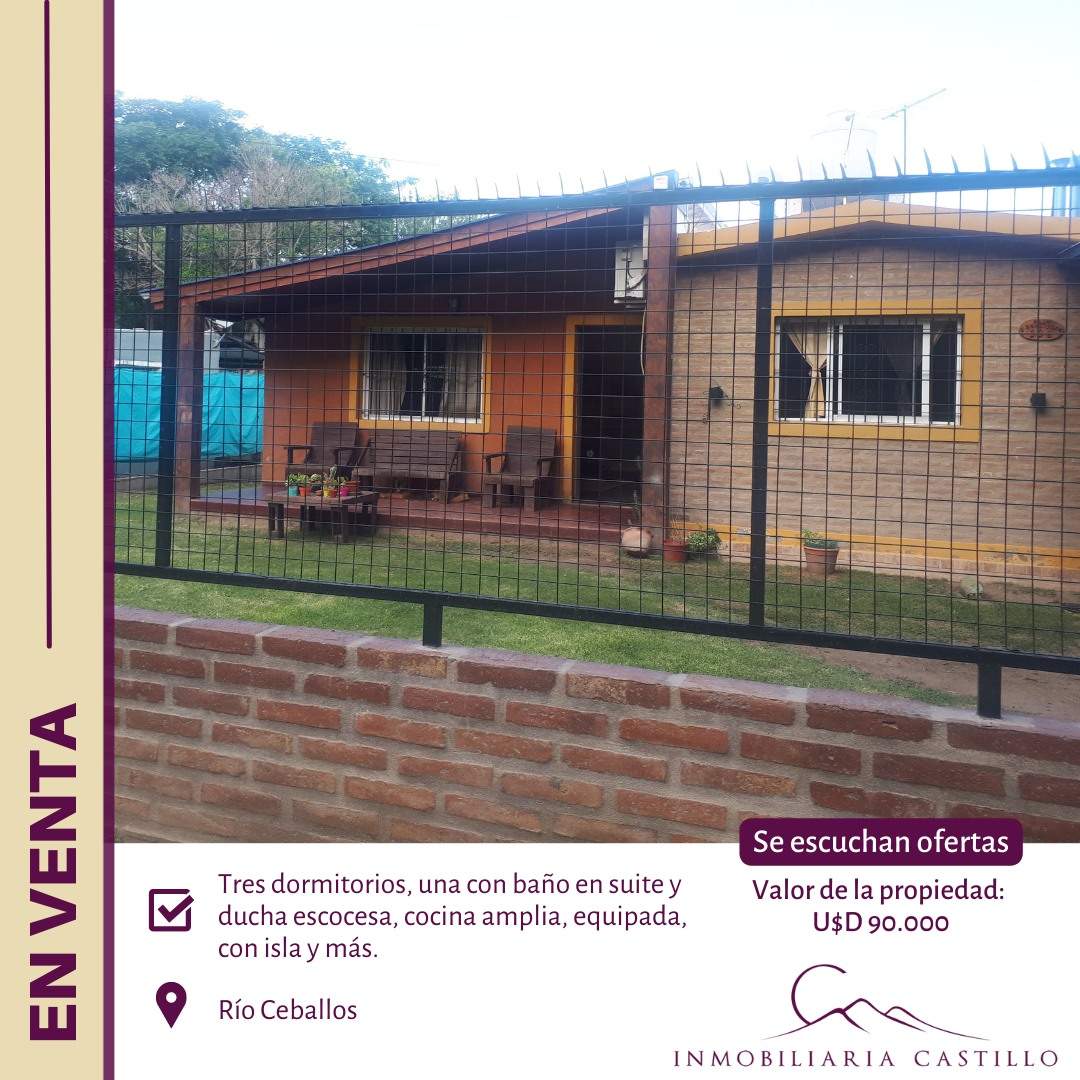 CASA EN VENTA RIO CEBALLOS