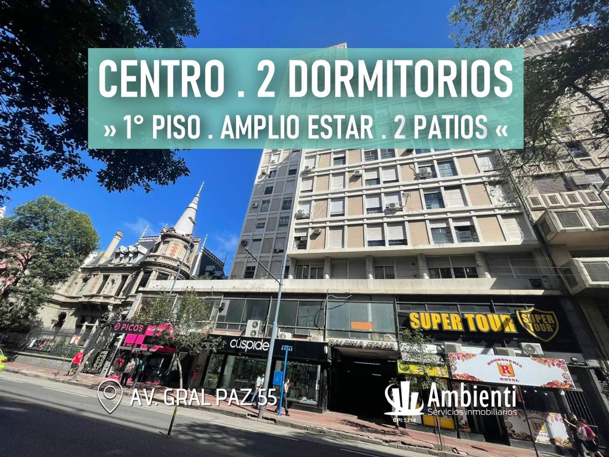 Oportunidad! DEPARTAMENTO CÉNTRICO 2 DORM. (Muy Silencioso)