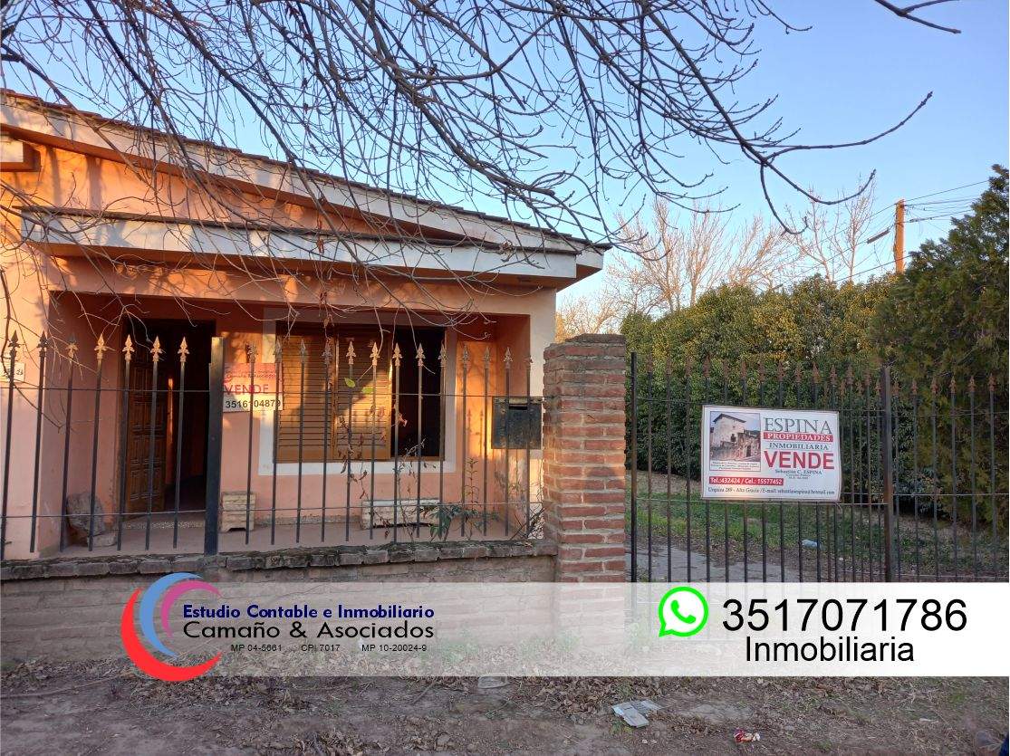 SE VENDE CASA  DPTO EN ALTA GRACIA