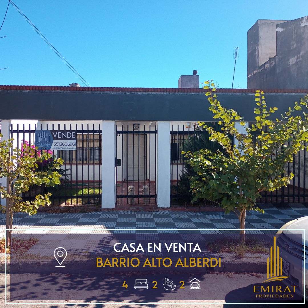 Vendo Casa en Barrio Alto Alberdi