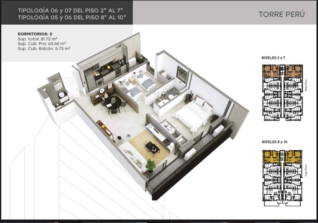 Departamentos en Pozo de 1 - 2 y 3 Dorm. - Barrio Nueva Córdoba