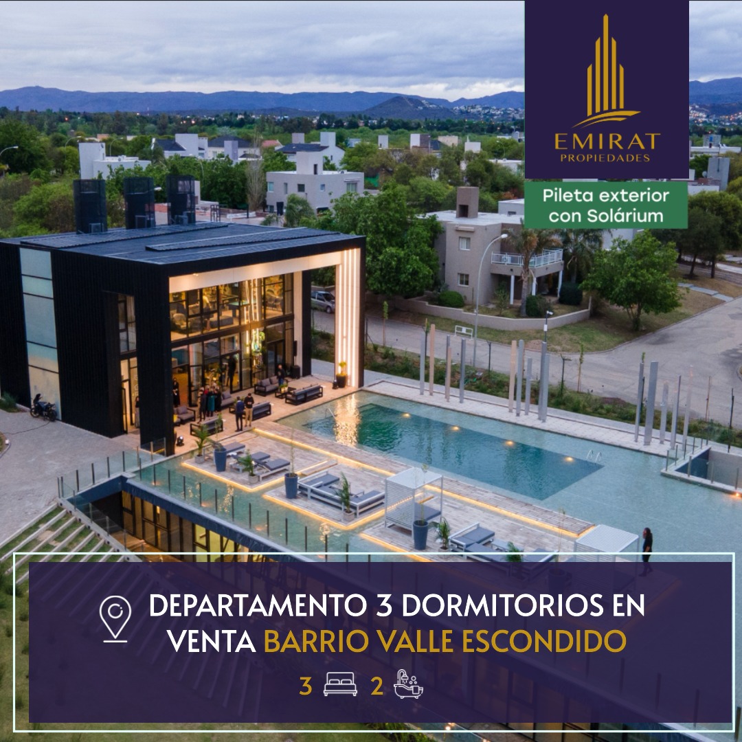 vendo departamento en pozo en valle escondido. cordoba capital