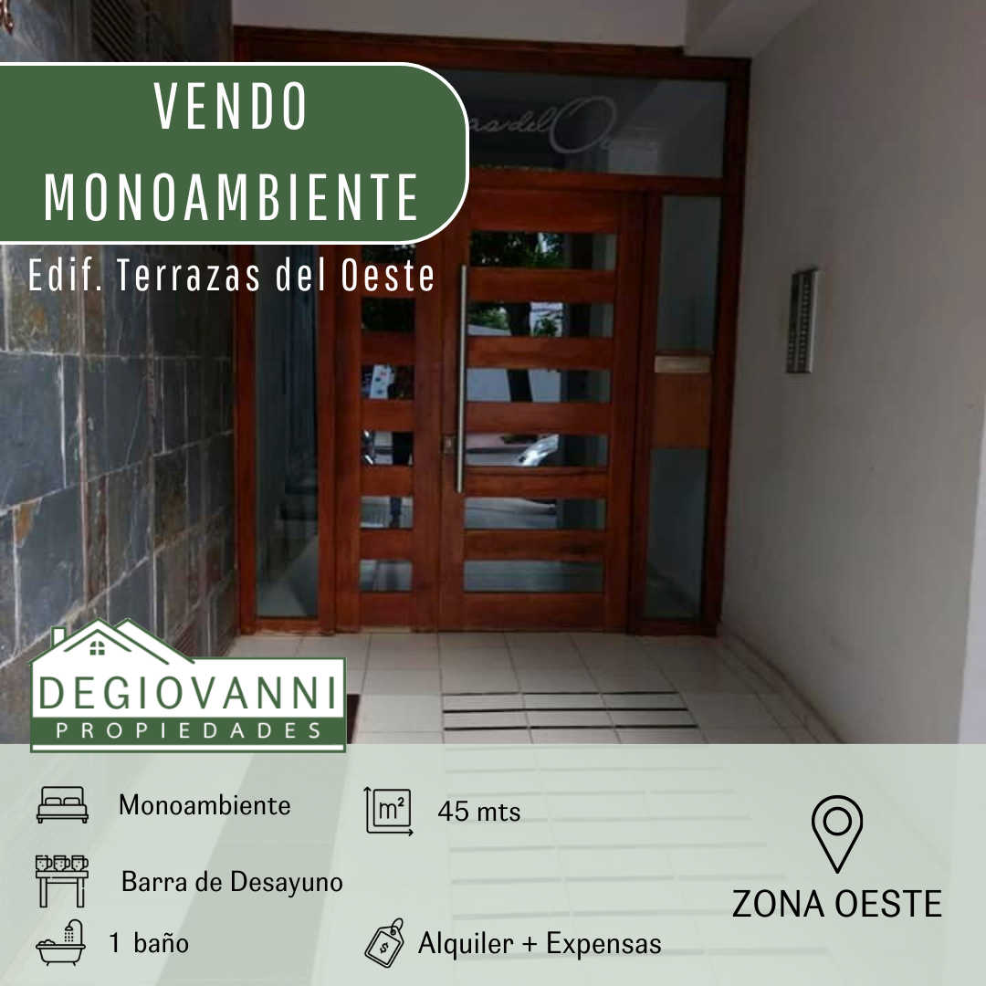 VENTA MONOAMBIENTE - MUY AMPLIO