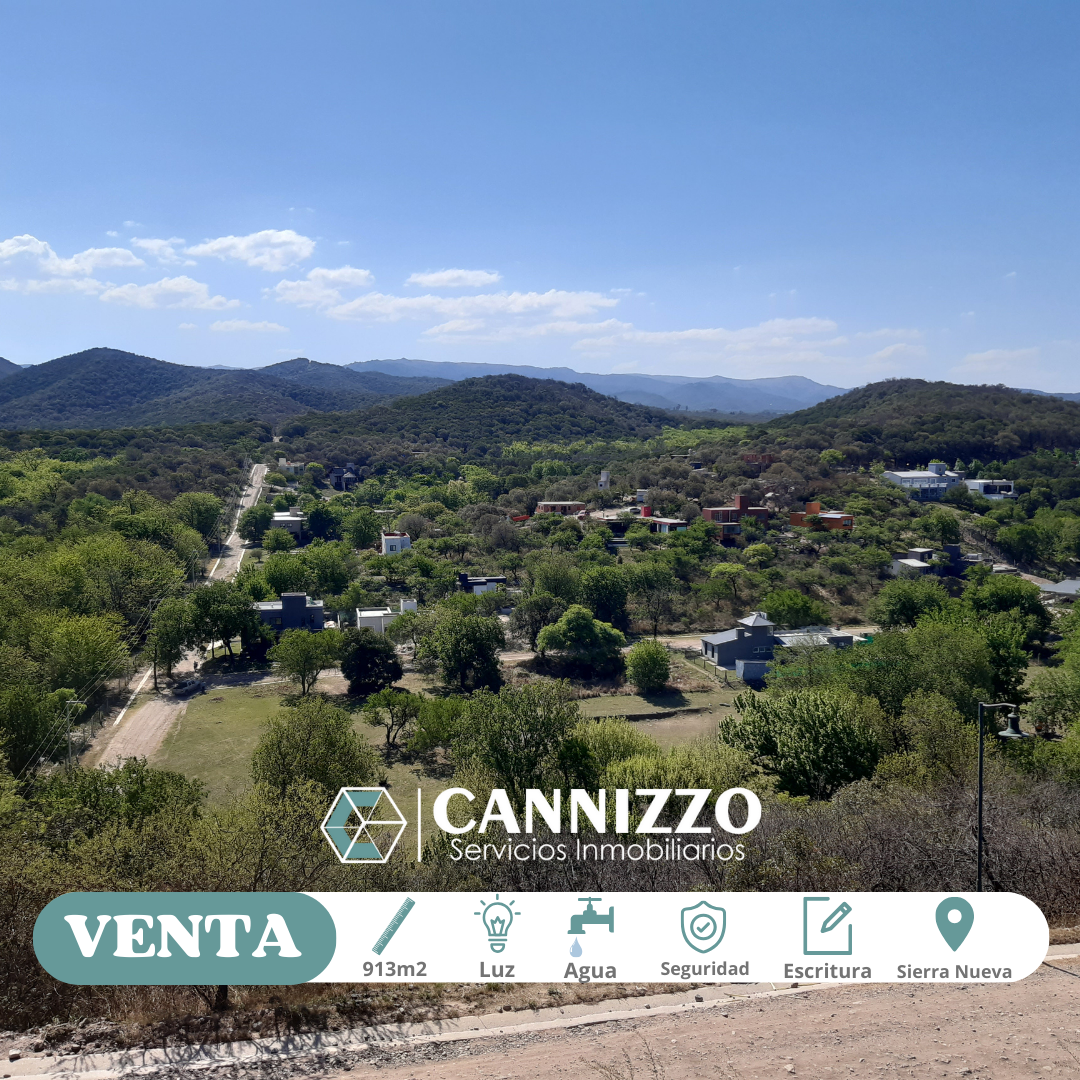 Terreno En Venta - Mendiolaza - Sierra Nueva - Barrio Cerrado- Excelentes Vistas