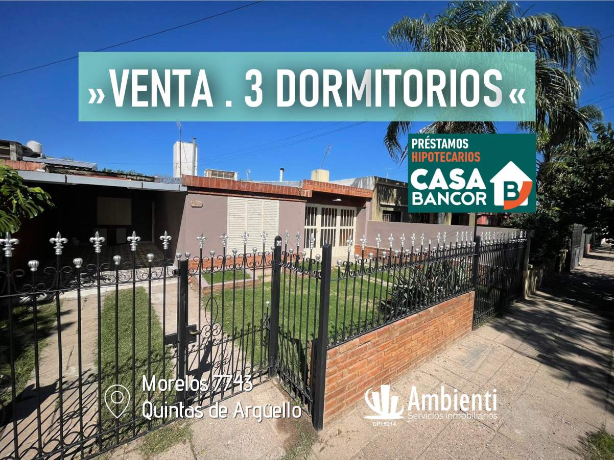 Cómoda y Funcional - Casa 3 Dorm. Argüello!