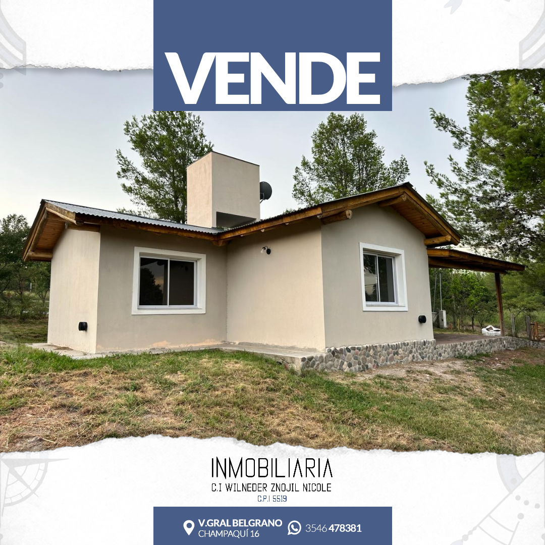 Casa en Venta - Villa General Blegrano - Córdoba