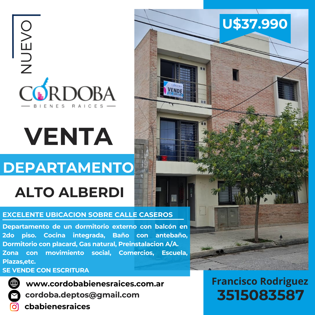 Dpto en Venta Alto Alberdi