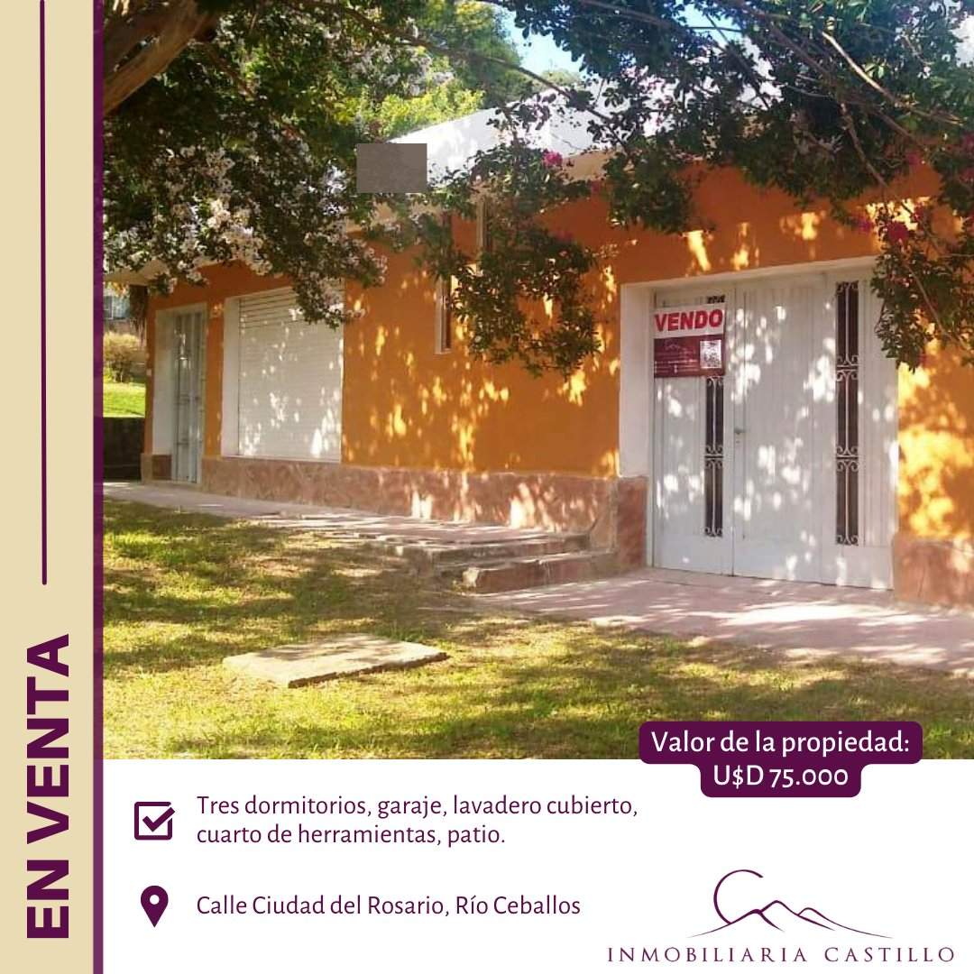 CASA EN VENTA RIO CEBALLOS