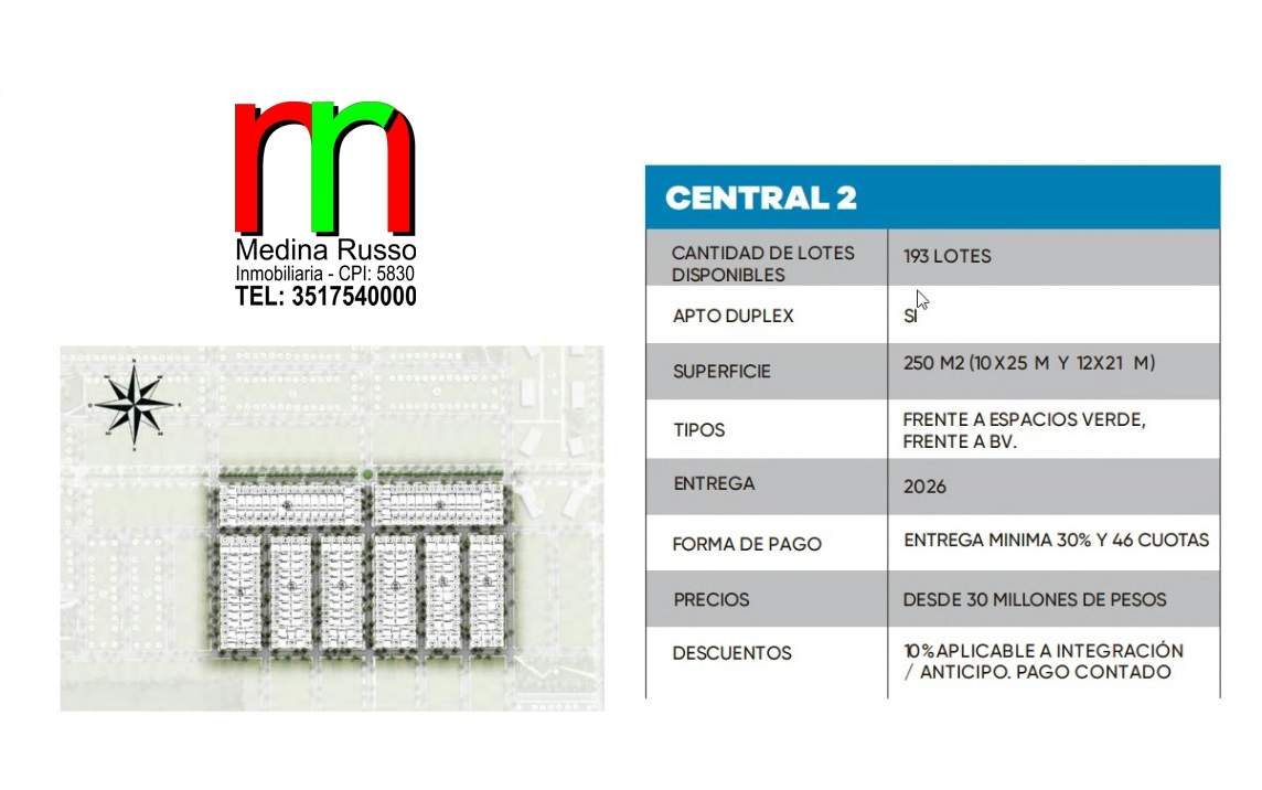 DOCTA - TERRENOS EN VENTA