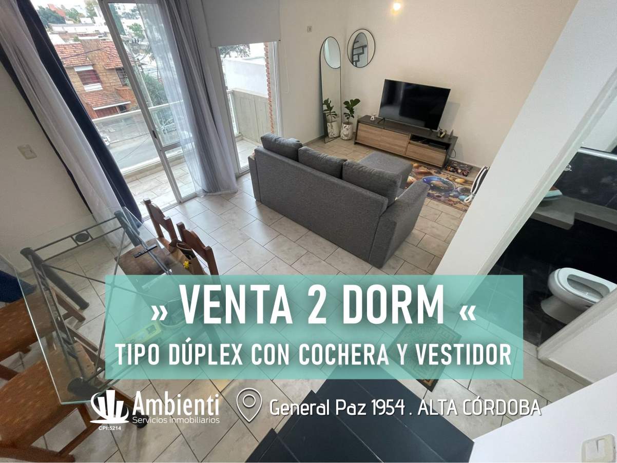 APPTO BANCOR 2024 - Dpto. 2 Dorm. Alta Córdoba