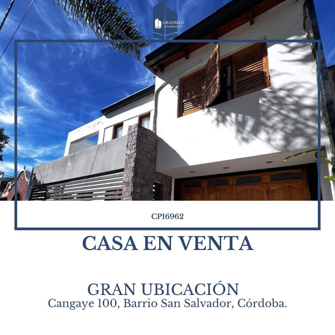 CASA EN VENTA. BARRIO SAN SALVADOR.