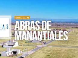 Vendo - Oportunidad, Lote en ABRAS de Manantiales 270 mts2