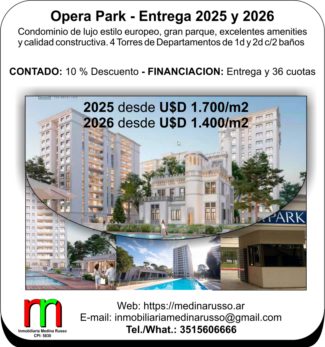 Venta Departamento en Condomio de Lujo - Ciudad de Cordoba