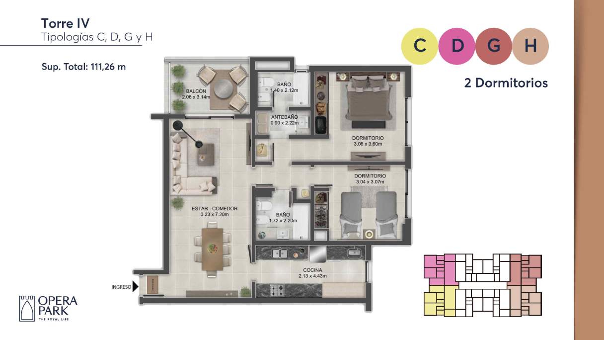 Venta Departamento en Condomio de Lujo - Ciudad de Cordoba