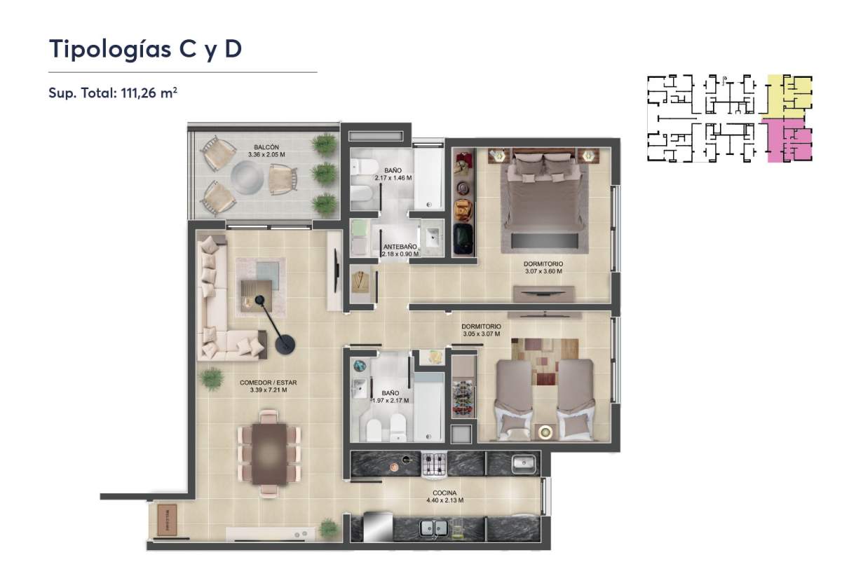 Venta Departamento en Condomio de Lujo - Ciudad de Cordoba