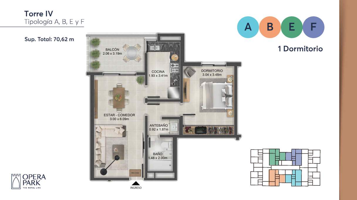 Venta Departamento en Condomio de Lujo - Ciudad de Cordoba