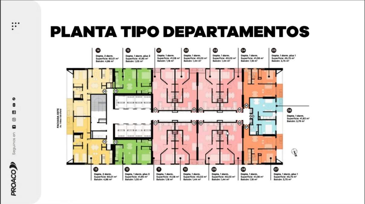 Venta Departamento en Condomio Mixto - Centro de Cordoba