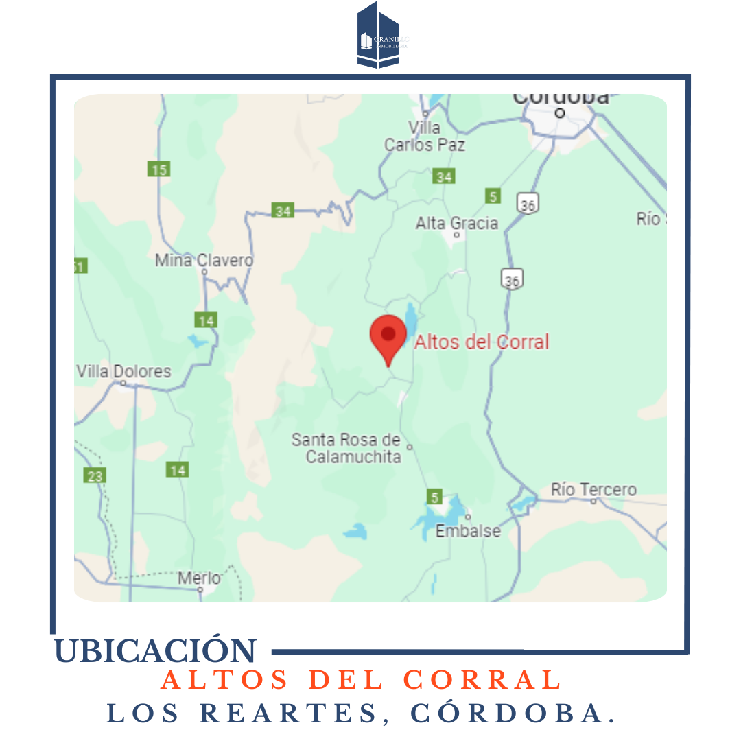 EXCELENTE OPORTUNIDAD- LOTE EN VENTA EN ALTOS DEL CORRAL