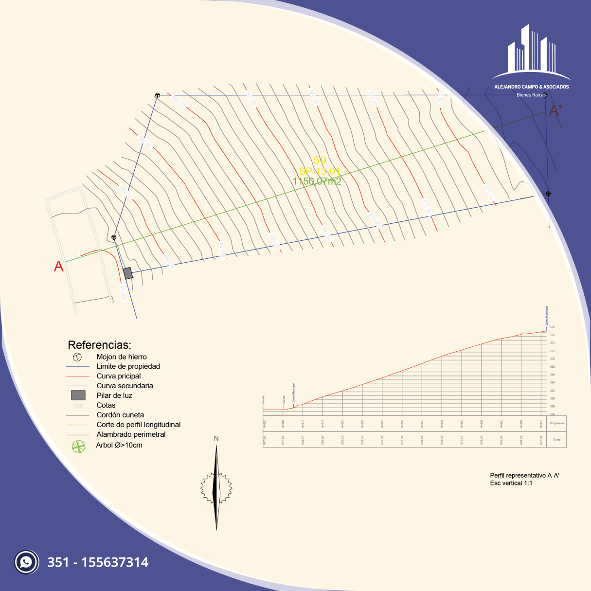 Lote exclusivo en Country La Deseada: 1150,07 m.