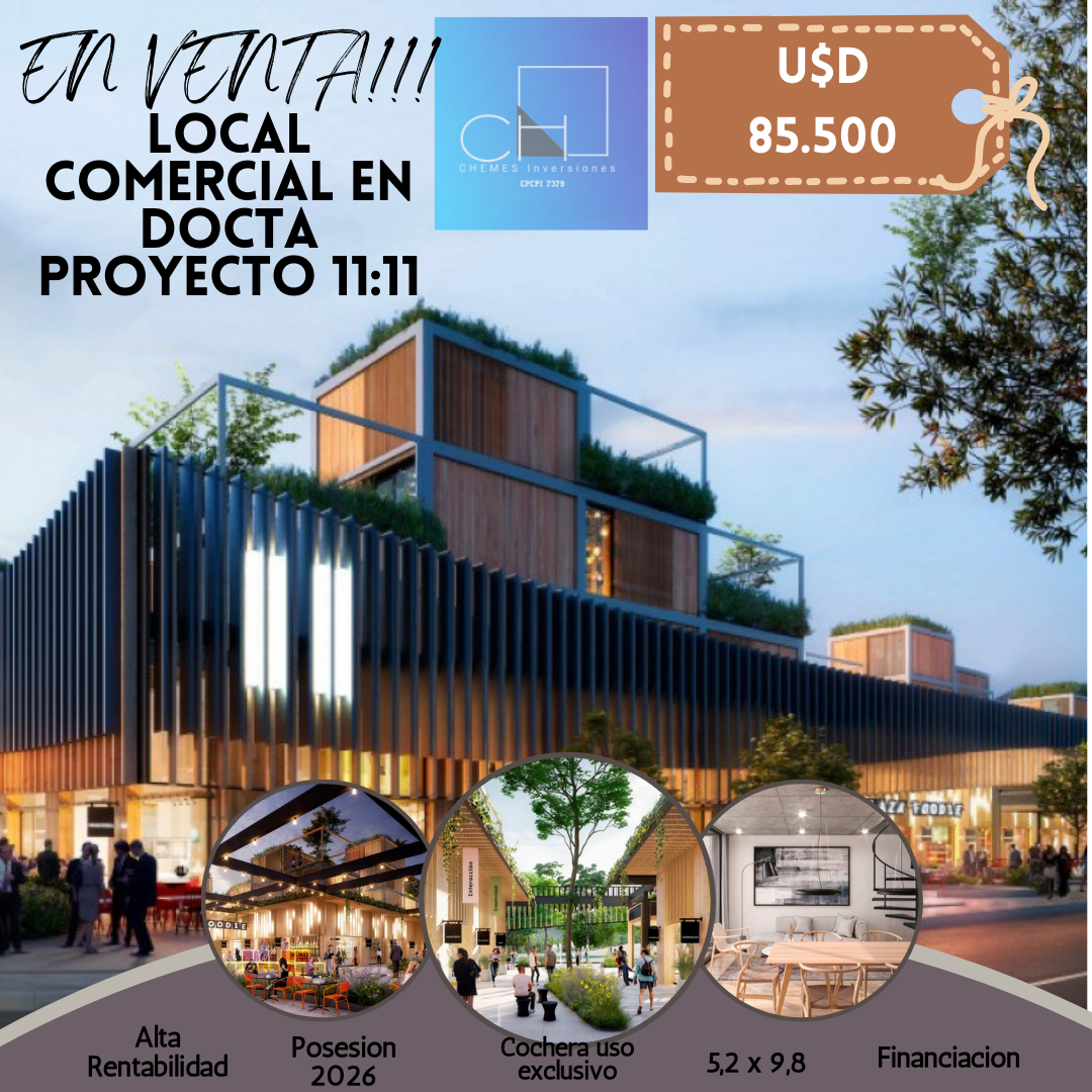 Local Comercial en DOCTA (11:11)