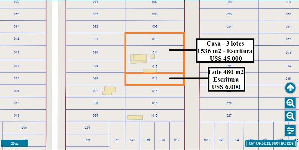 Casa y lote en venta en Valle de Alta Gracia