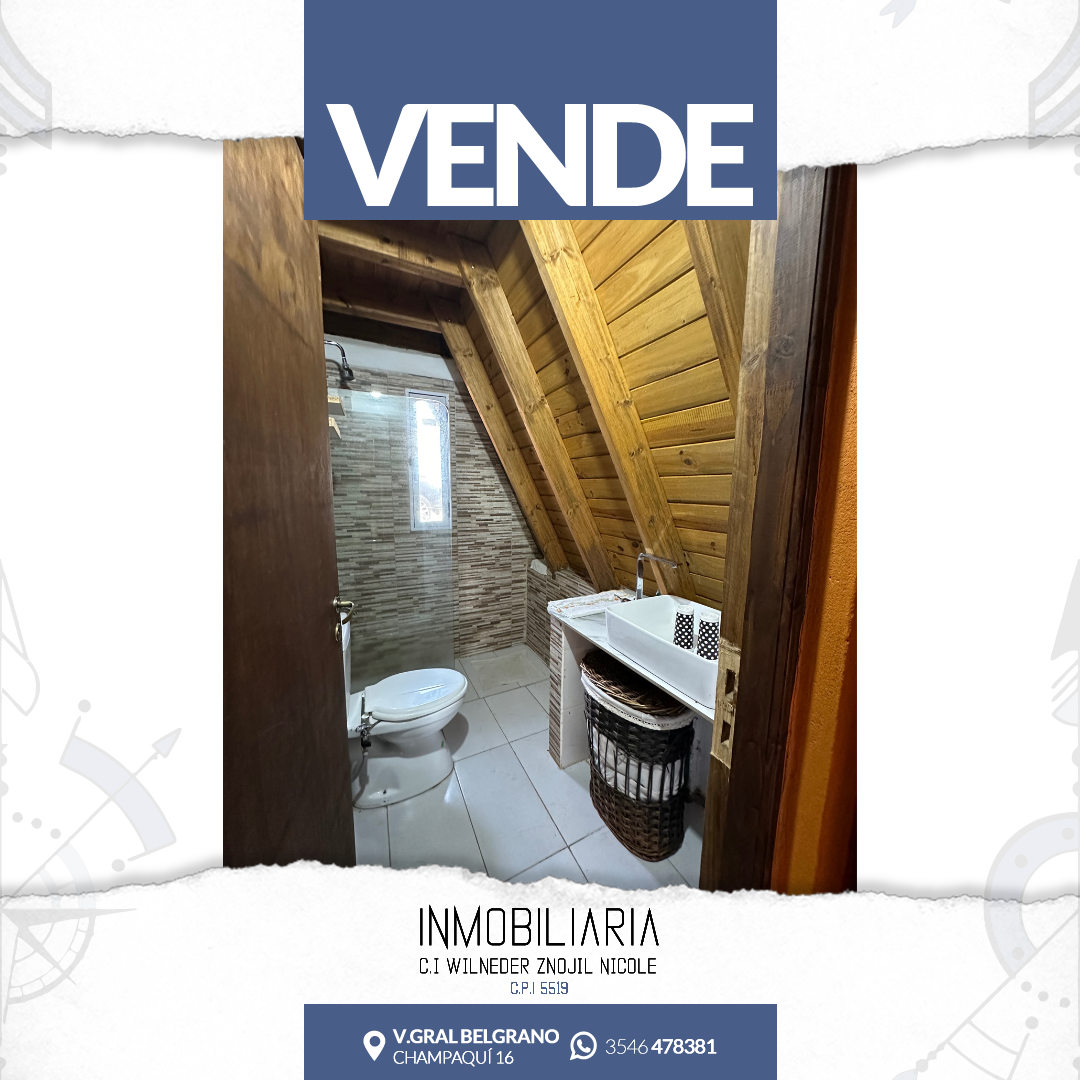 Cabaña en venta en Loma del Tigre - Villa Berna - Córdoba