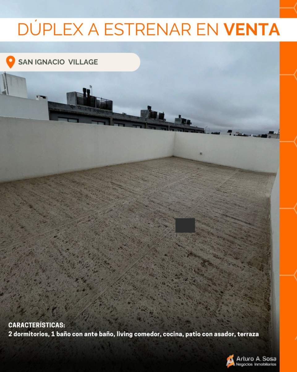 DUPLEX CATEGORIA SAN IGNACIO VILLAGE 2 DORMITORIOS