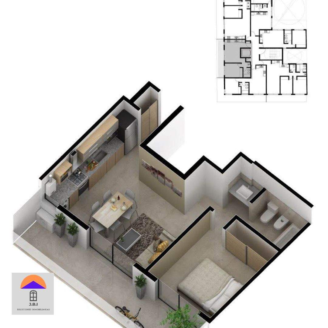 Departamento 1 Dormitorio Centro