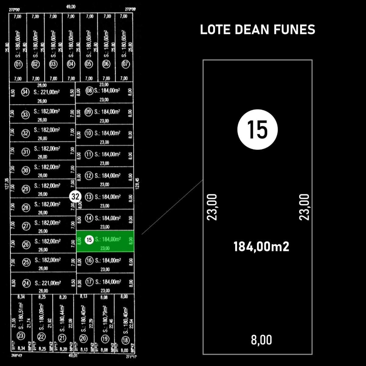 VENDO TERRENO DEAN FUNES