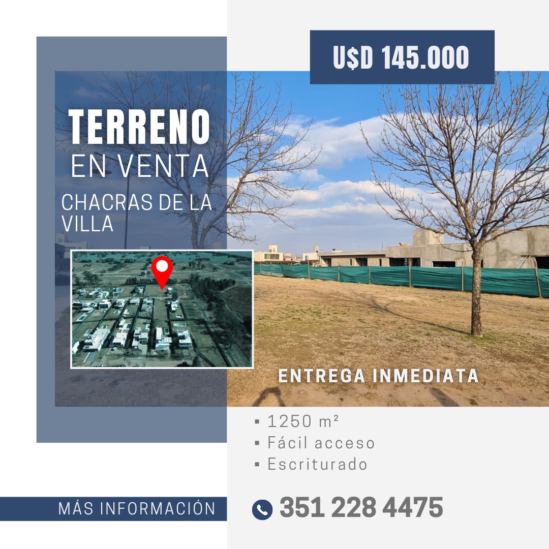 Lote en Chacra de la Villa