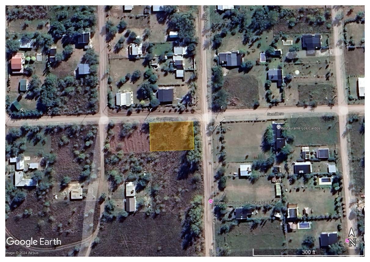 Terreno ESQUINA de 860m2 a solo 400mts de bajada de Lago.