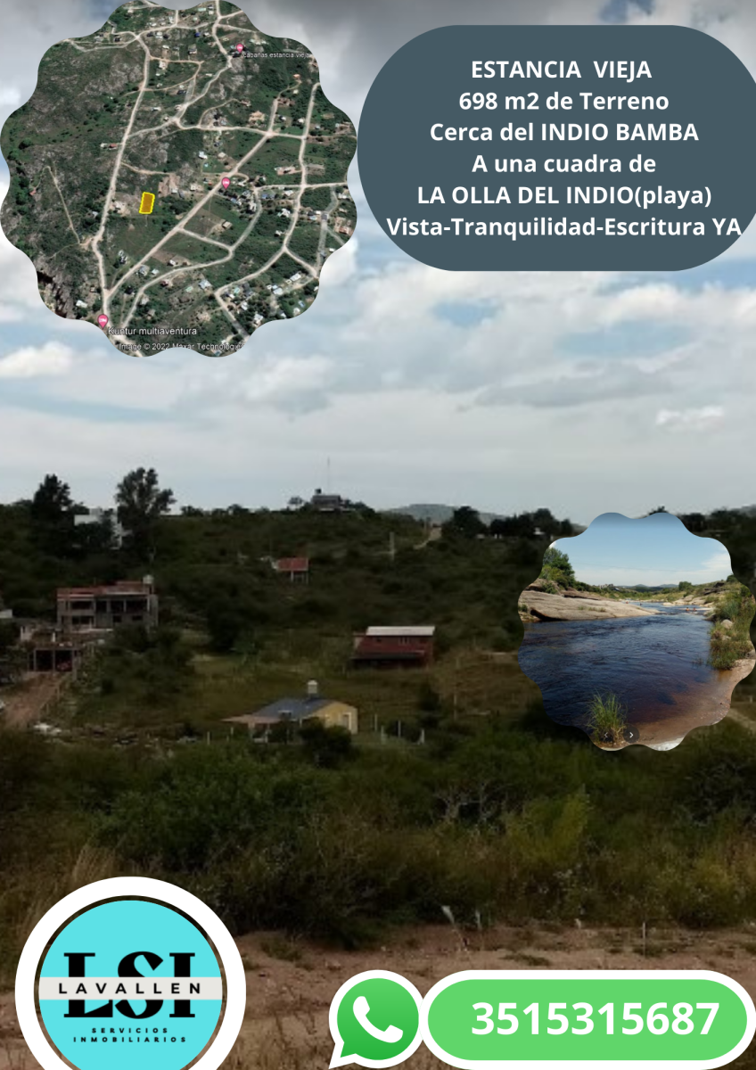 LOTE EN VENTA. ESTANCIA VIEJA