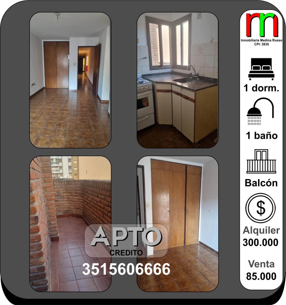 Departamento en Nueva Córdoba (Alquiler o Venta)