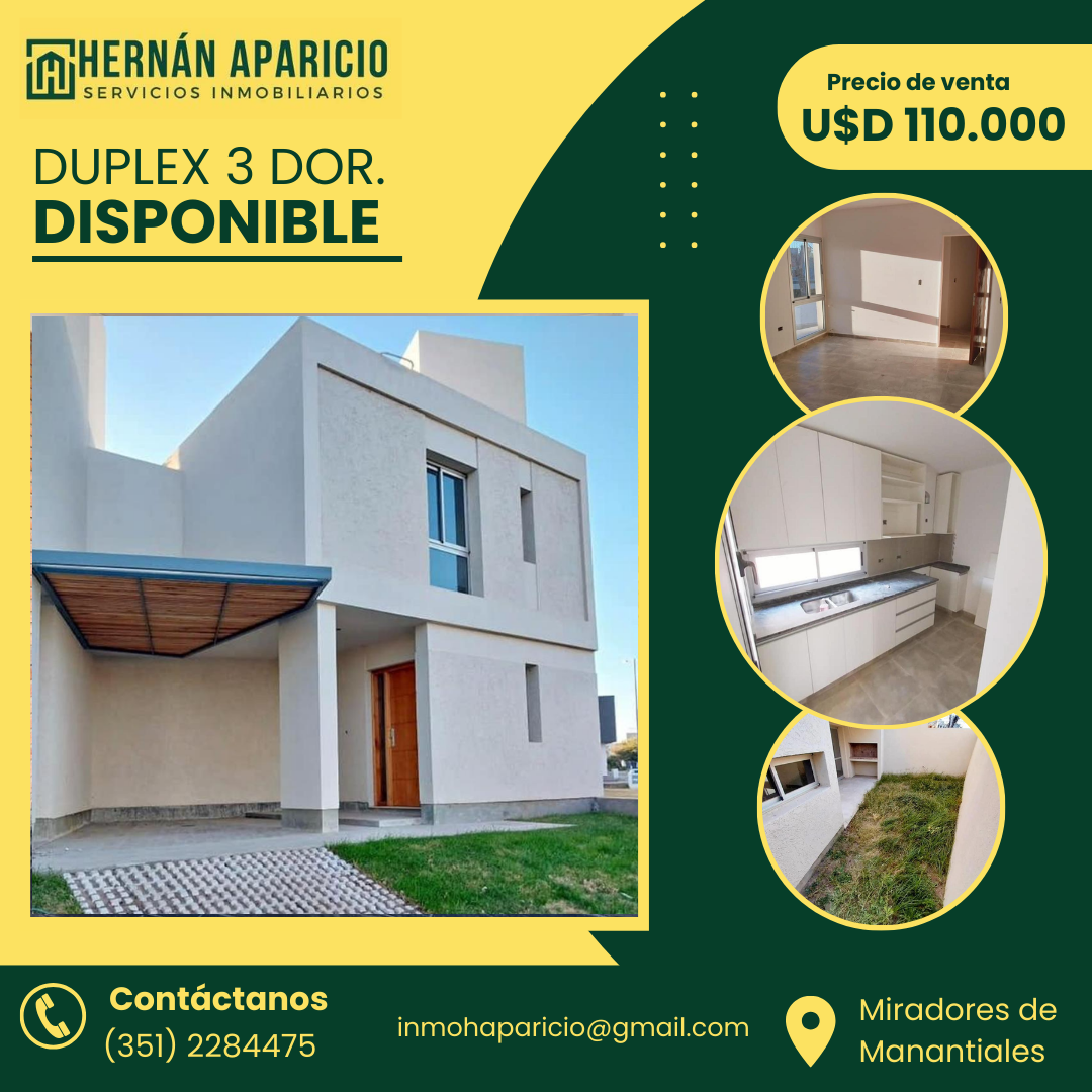 DUPLEX MIRADORES DE MANANTIALES