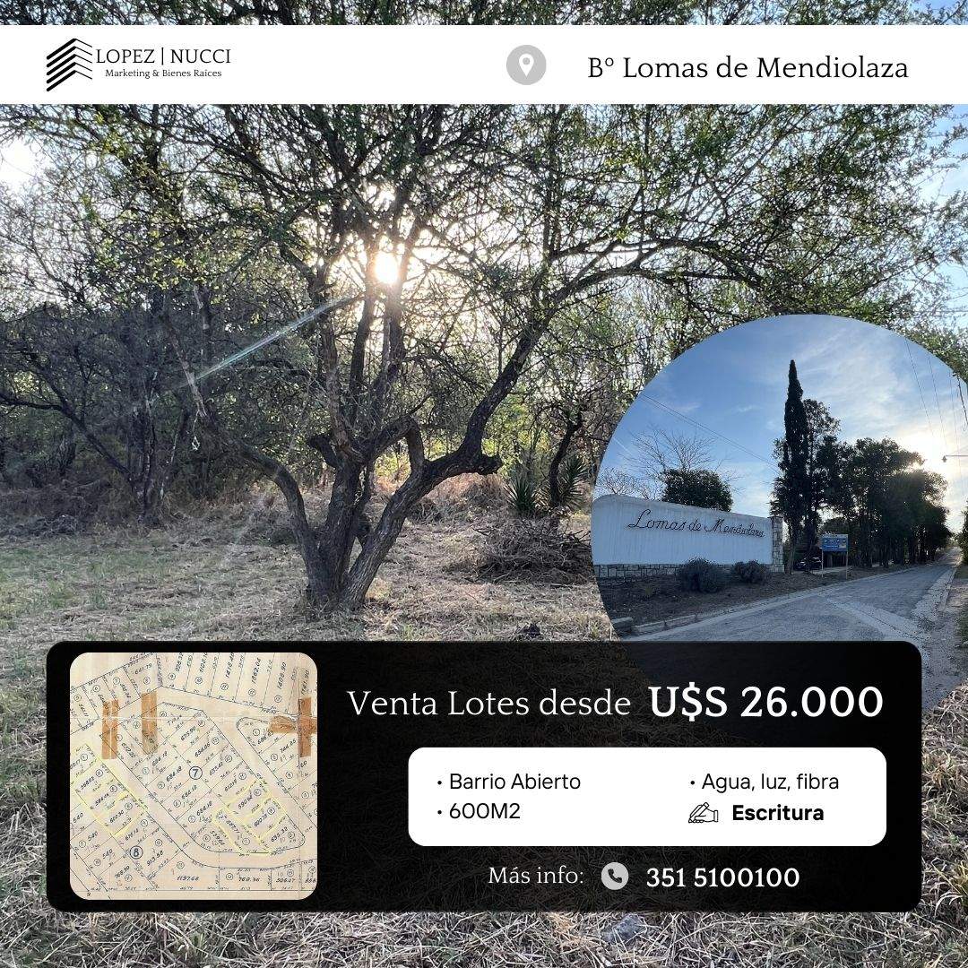 Lotes en Lomas de Mendiolaza