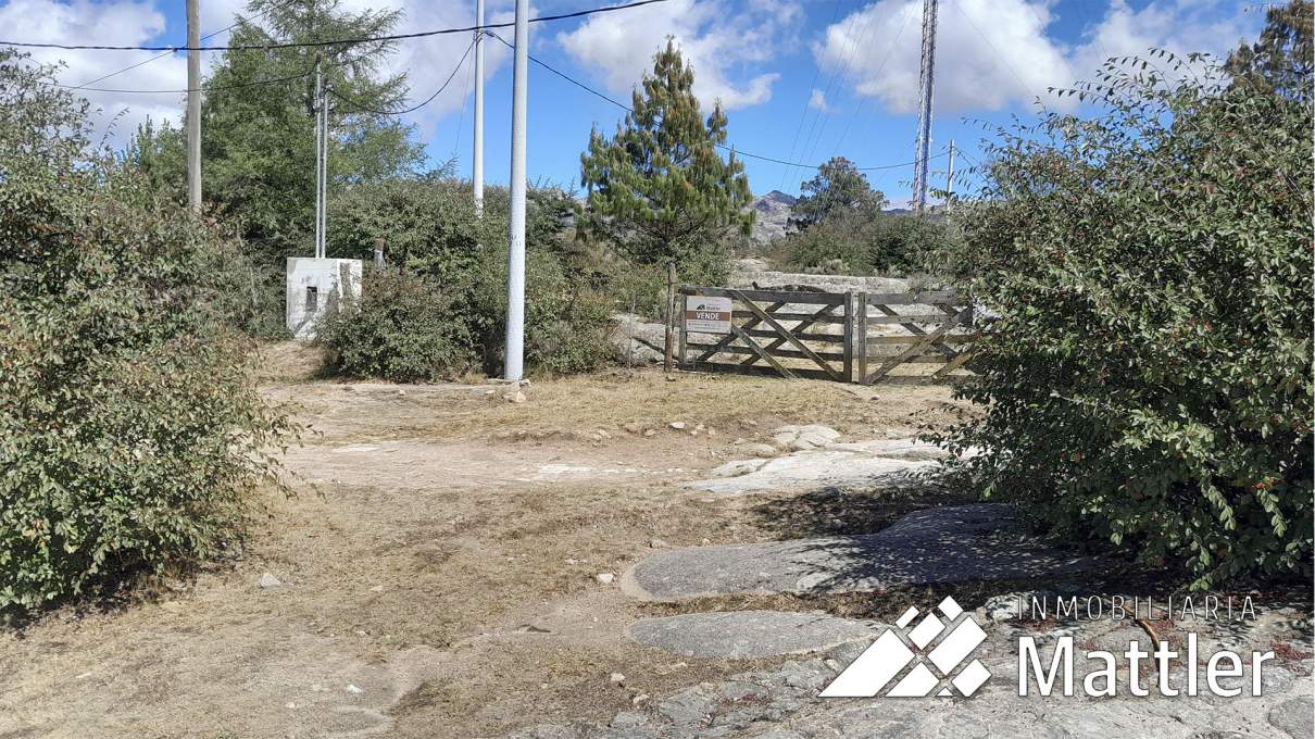 Lote de 6384m2 en ingreso a La Cumbrecita, a metros de Ruta 109 y estacionamiento municipal