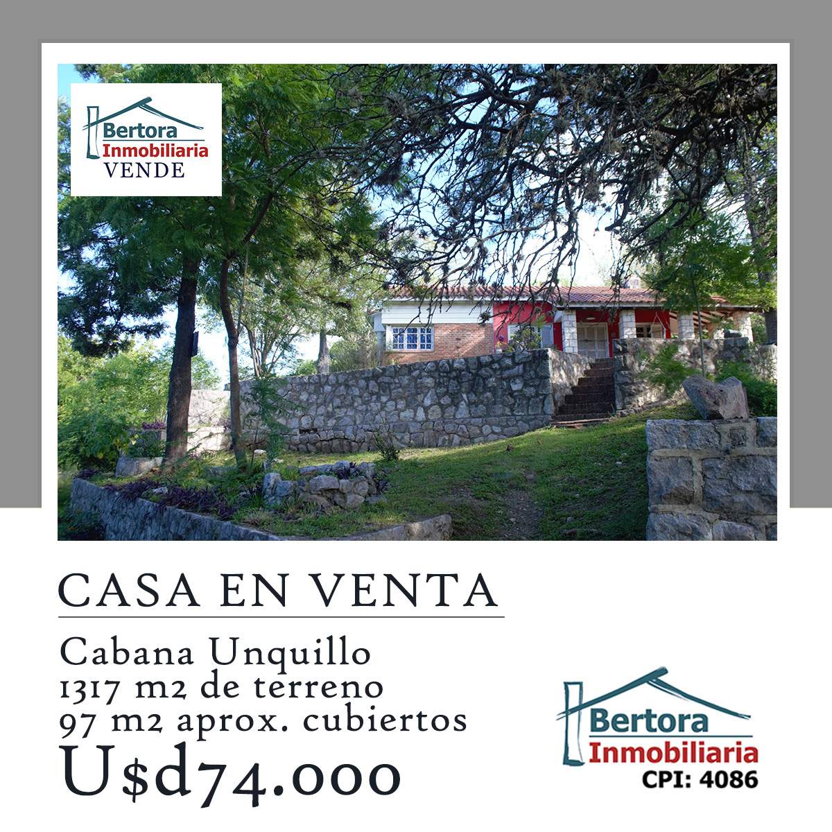 CHALET EN VENTA CABANA UNQUILLO