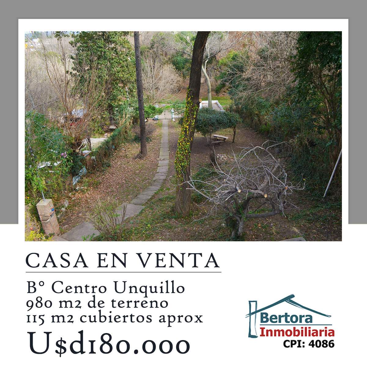 CHALET ESTILO INGLES EN VENTA UNQUILLO CORDOBA
