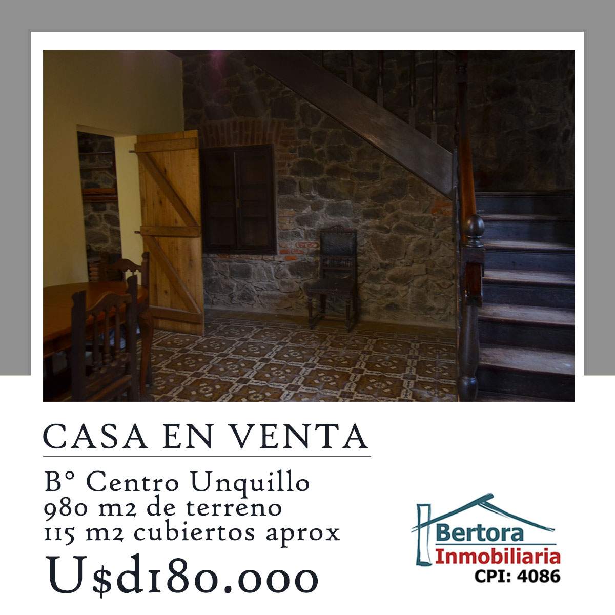 CHALET ESTILO INGLES EN VENTA UNQUILLO CORDOBA