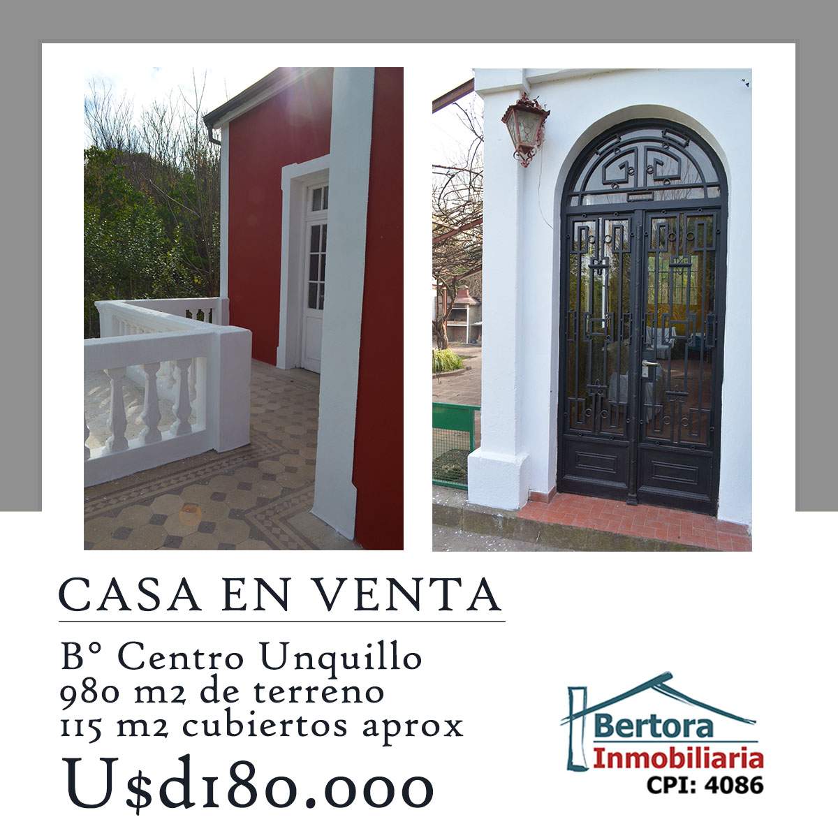 CHALET ESTILO INGLES EN VENTA UNQUILLO CORDOBA