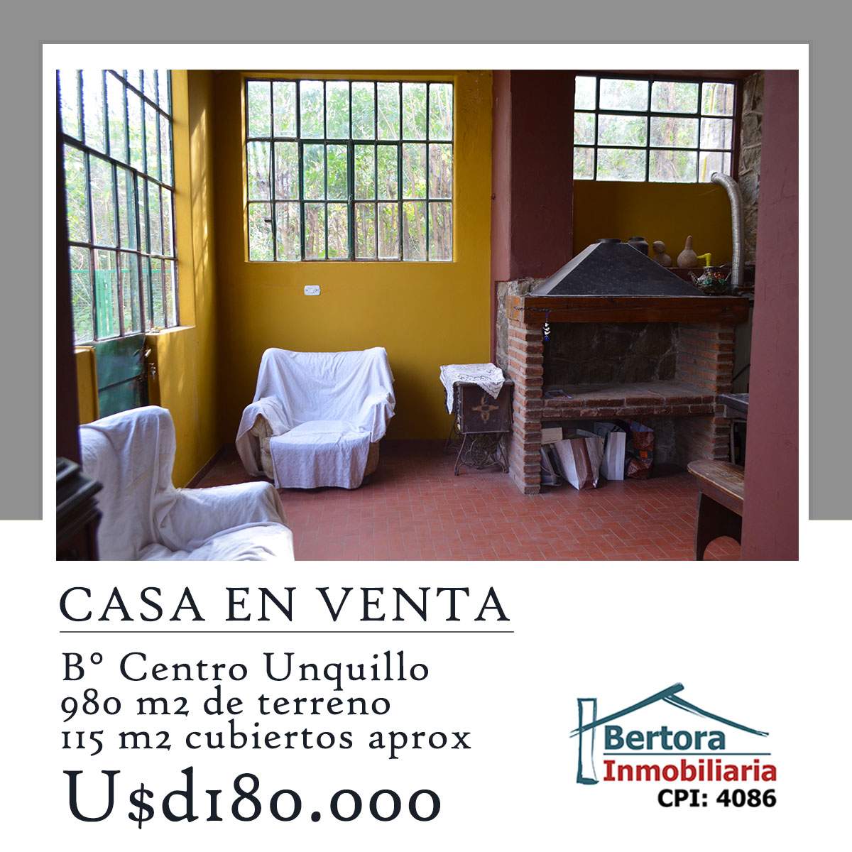 CHALET ESTILO INGLES EN VENTA UNQUILLO CORDOBA