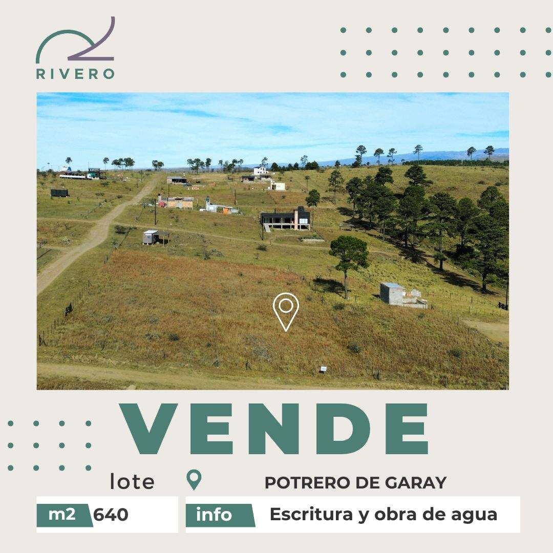 Lote en Venta en Potrero de Garay