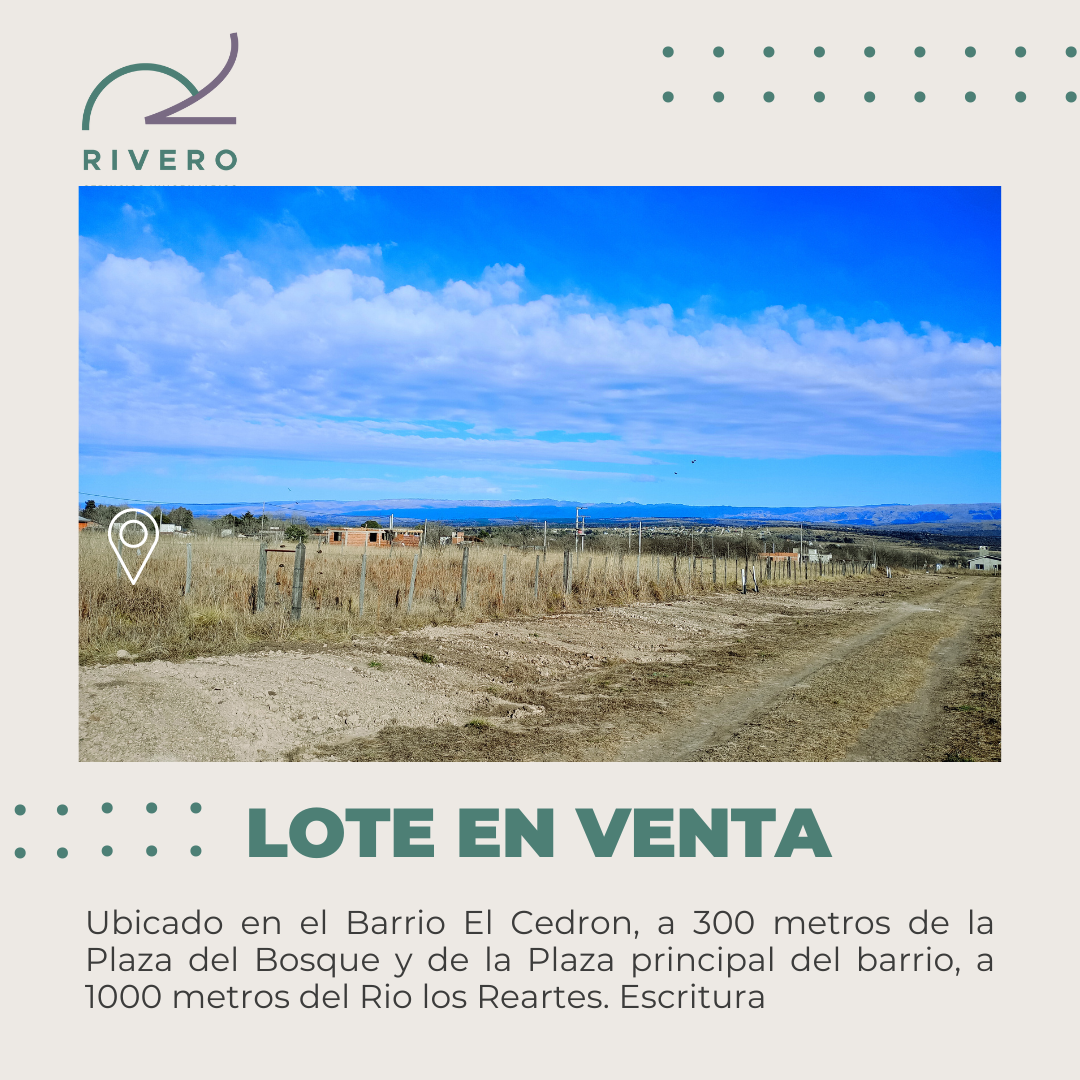 Se vende lote en Cordoba